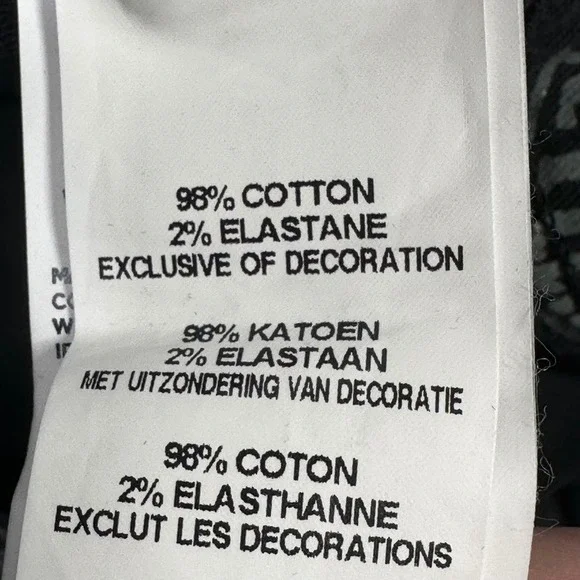 Harley-Davidson Jeans Womens 29 W Faded Black High Rise Straight Leg Motorcycle - Picture 7 of 11